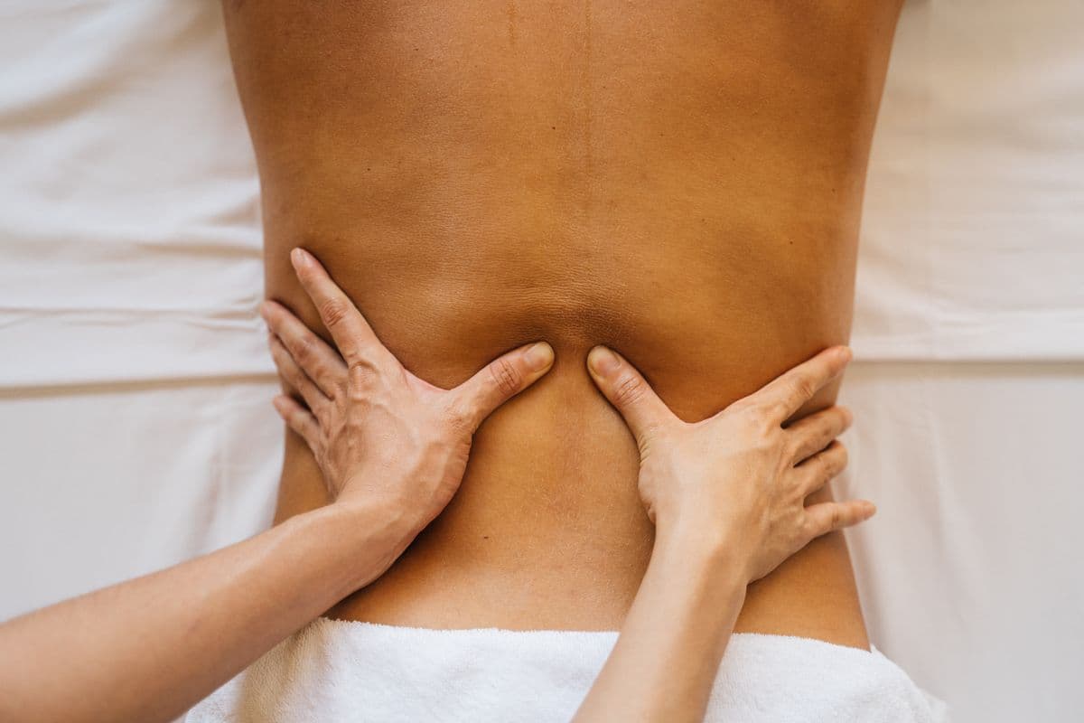 A relaxing professional body treatment